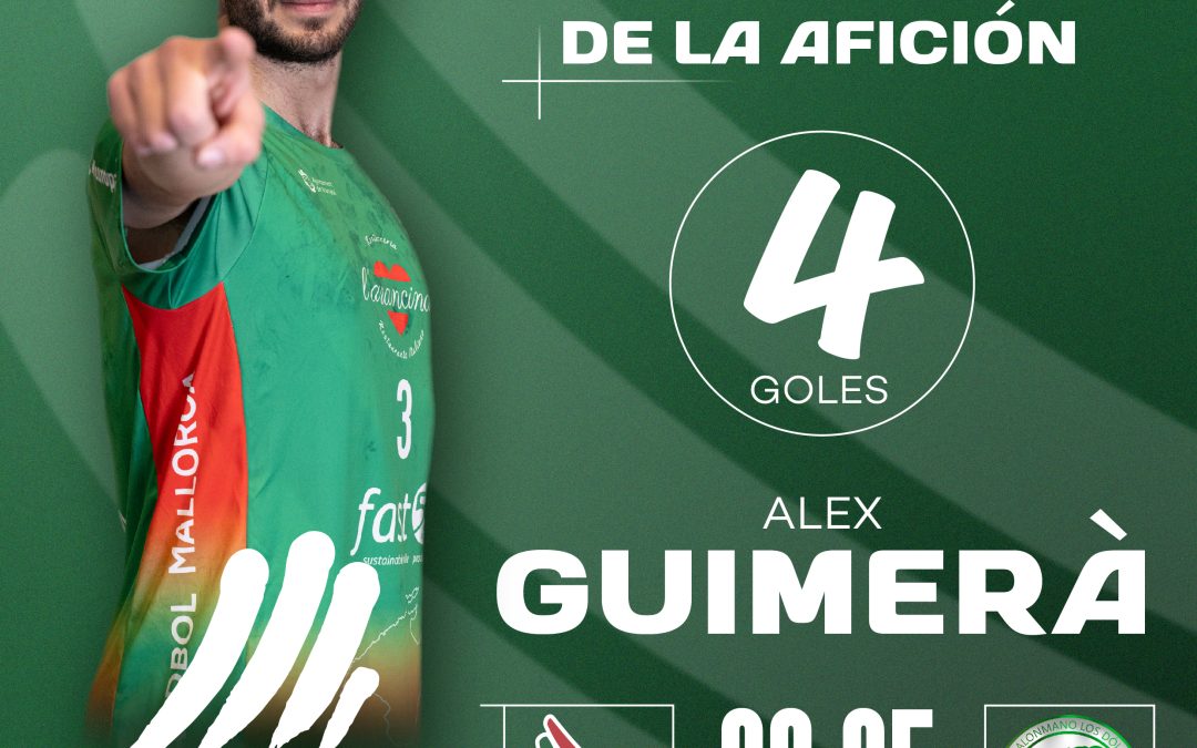Àlex Guimerà, #MVPDeLaAfición de la Jornada 21